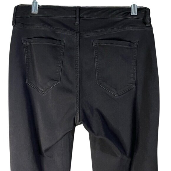 Nine West Black Stretch Skinny Jeans Womens Size 8 Mid Rise Denim Pants - Picture 7 of 9